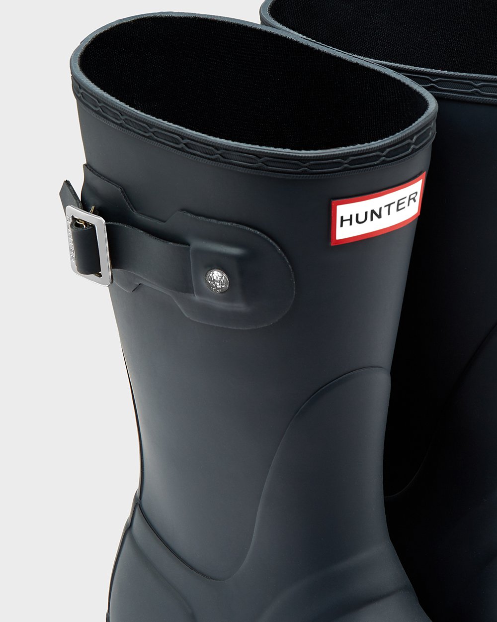 Womens Hunter Original - Short Rain Boots Navy - 7145-VLDKO